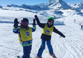 Kids Ski Lessons (6-12 y.) for Beginners - Half Day with Ski School European Snowsport Zermatt