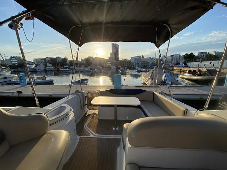 View from the boat in the harbour during the Full Day or Sunset Private Boat Trip from Gżira (up to 4 people).