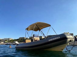 Boat used during the RIB Boat Rental in Gżira (up to 5 people) from Big D Charters Malta.