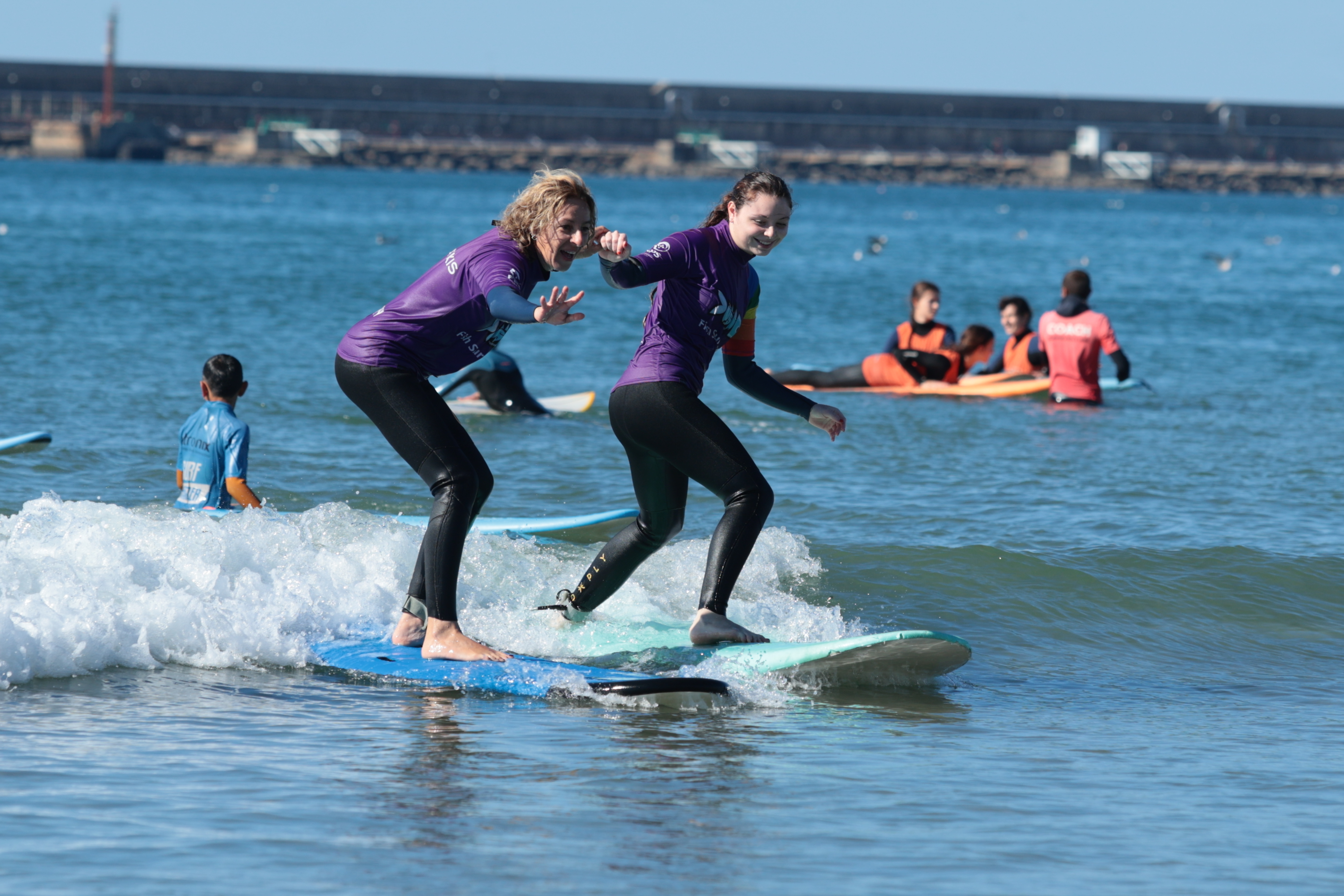 Surf Lessons (from 14 y.) on Matosinhos Beach near Porto from Fish Surf School Matosinhos.