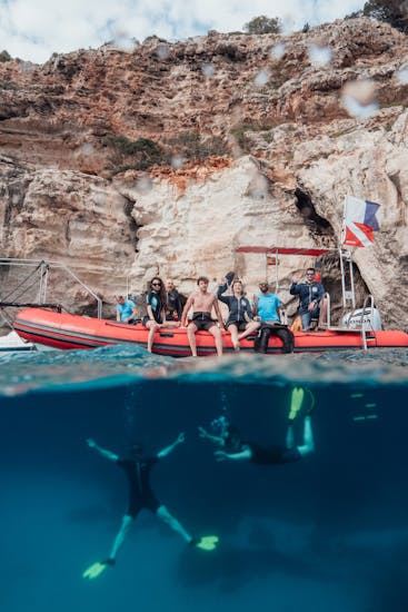 Esnórquel para principiantes con Blue Islands Diving Menorca.