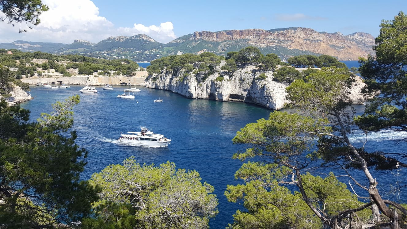 Boat Trip to the 13 Calanques of Cassis & Marseille from Bandol from 28 ...