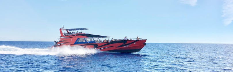 Bootstour zur Insel Symi mit Schwimmstopp mit Rhodes Sea Lines.