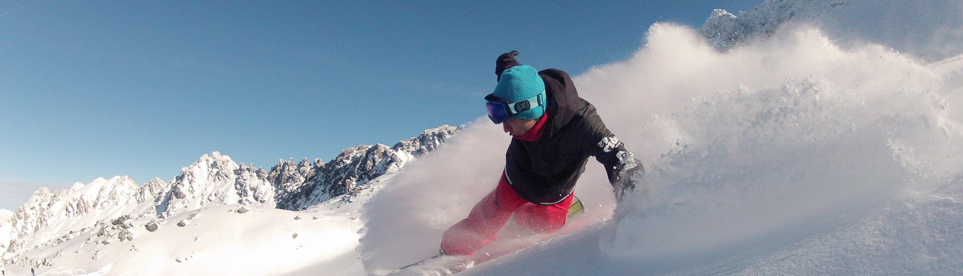 Private Off-Piste Snowboarding Lessons for All Levels.