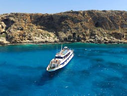 Vue lors de l'Excursion en bateau vers l'épave de Zenobia et le Blue Lagoon avec Snorkeling et Déjeuner avec Larnaca Napa Sea Cruises.