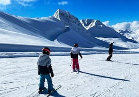 Lezioni private di sci per bambini a partire da 3 anni per tutti i livelli con ELPRO Ski School La Plagne.