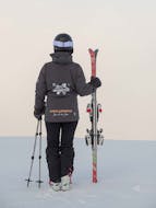 Cours particulier de ski Enfants dès 3 ans pour Tous niveaux avec Sports Paradise - Snowkite Silvaplana.