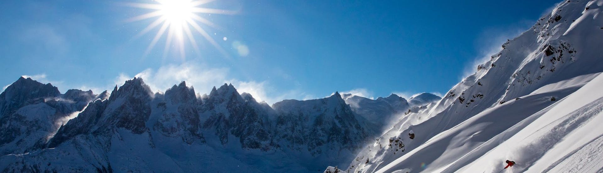 View during Private Snowboarding Lessons for Kids (from 3 y.) & Adults of All Levels with ESF les Houches.