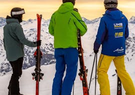 Cours particulier de ski Adultes avec École suisse de ski et snowboard Arosa.