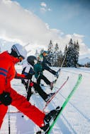 Lezioni private di sci per bambini a partire da 4 anni per tutti i livelli con Evolution 2 Saint-Gervais.