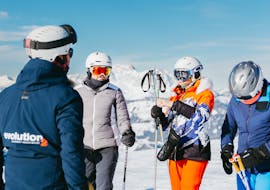 Privé skilessen voor volwassenen voor alle niveaus met Evolution 2 Saint-Gervais.