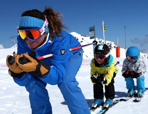 Kids Ski Lessons for beginners (5-13 y.) - Max 4 per group