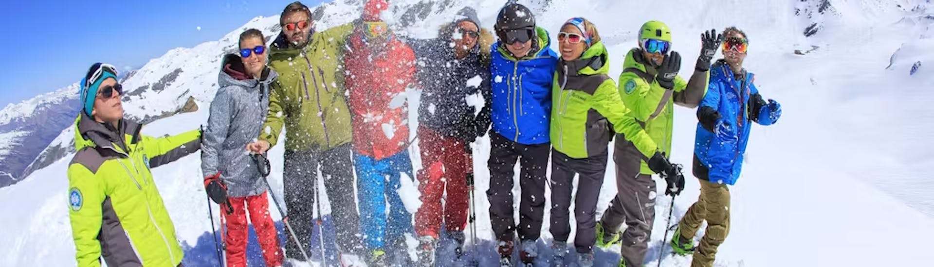 Clases de esquí para adultos principiantes (a partir de 14 años) - Máx. 4 por grupo.