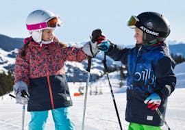 Clases de esquí privadas para niños a partir de 6 años para principiantes con EasySki Saalbach.
