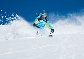 Clases particulares de esquí fuera de pista con Escuela de esquí Adrenaline Verbier.