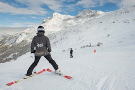 Lezioni private di sci per bambini a partire da 7 anni per tutti i livelli con Sports Paradise - Snowkite Silvaplana.