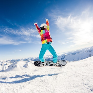 Snowboarding Lessons for Kids (7-14 y.) 'Young Boarder Zone 2 Package' for Advanced Boarders