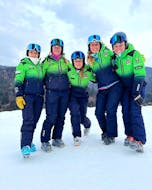 Cours particulier de ski Adultes dès 16 ans pour Tous niveaux avec Scuola di Sci Evolution 3 Lands Tarvisio.