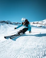 Lezioni private di sci per adulti per tutti i livelli con Scuola di Sci M-Sport Academy Val Brembana.