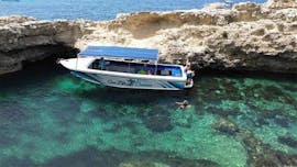 Boat Trip to the Blue Lagoon & Crystal Lagoon Caves with Swimming Stops from Sea Life Cruises Malta.