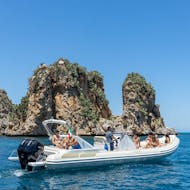 Balade en bateau Palerme - Vergine Maria Beach  & Baignade avec Mare and More Tour Trapani.