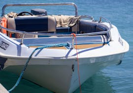 Boat during the Boat Rental from Marsaskala (up to 5 people) without Licence from SIPS Watersports Malta.