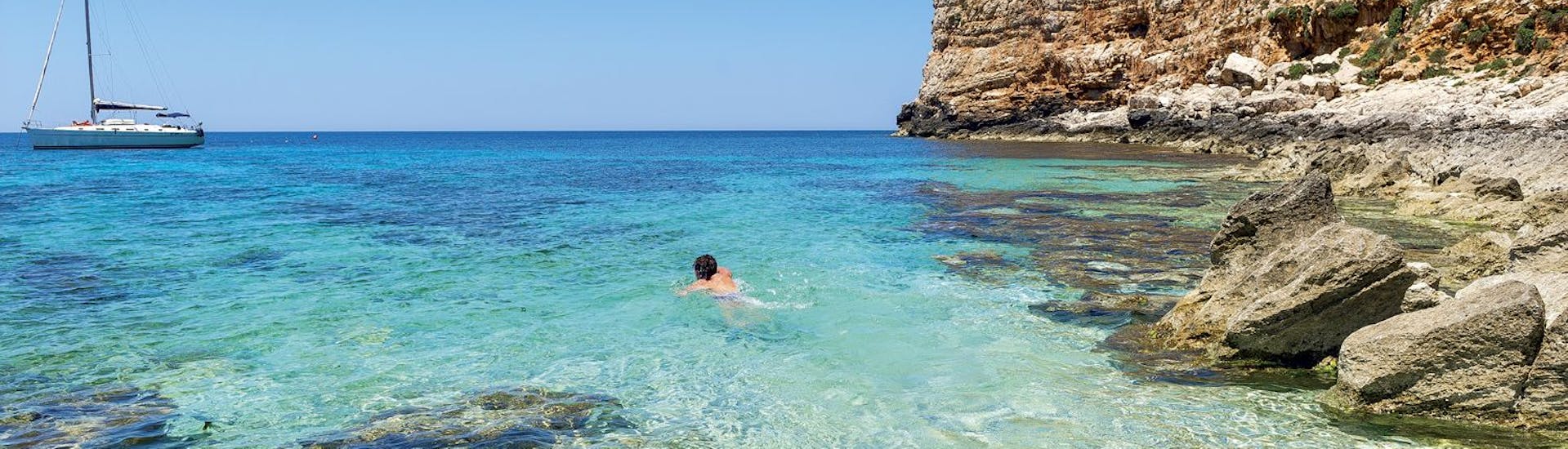 Private Sailing Boat Trip to Favignana and Levanzo from Trapani with Snorkeling.