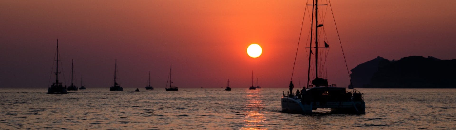 Sunset Catamaran Trip to Agioi Theodoroi Island from Chania.