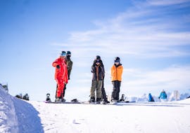 Lezioni di Snowboard a partire da 8 anni per tutti i livelli con Neige Aventure Nendaz & Veysonnaz.