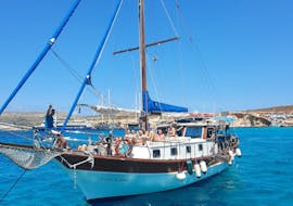 People having a good time on the boat Gulet KelSea while Gulet Boat Rental in Sliema (up to 25 people) with Skipper organized by Malta Gulet Charters.