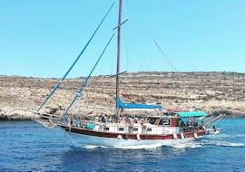 Gulet Bootsverleih in Sliema (bis zu 25 Personen) bei Sonnenuntergang mit Skipper mit Malta Gulet Charters.