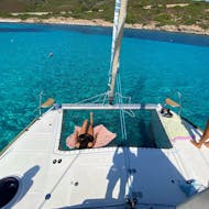 Paseo en catamarán a Parque Nacional de la Asinara  & baño en el mar con Asinara Charter.