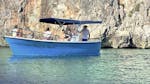 Bootsverleih in Marina di Andrano (bis zu 9 Personen) - Santa Maria di Leuca, Grotta Palombara & Grotta Zinzulusa mit Poseidone Boat rental & Boat tours Salento.