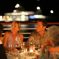 Boat Trip to Rikkos Beach with Dinner, Live Music & Fireworks - Adults Only from Wave Dancer Paphos.