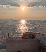 Bootstour von Gallipoli - Sant'Andrea Island  & Schwimmen mit Samiro Boat Gallipoli.