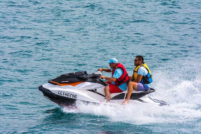 A fun Jet Ski ride takes place in Anassa Beach in Cyprus from Latchi Dive & Watersports Centre.
