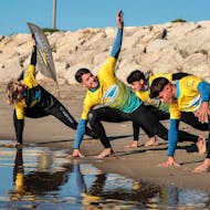 Lezioni di surf a Costa da Caparica da 6 anni per tutti i livelli con Portugal Surf School Costa da Caparica.