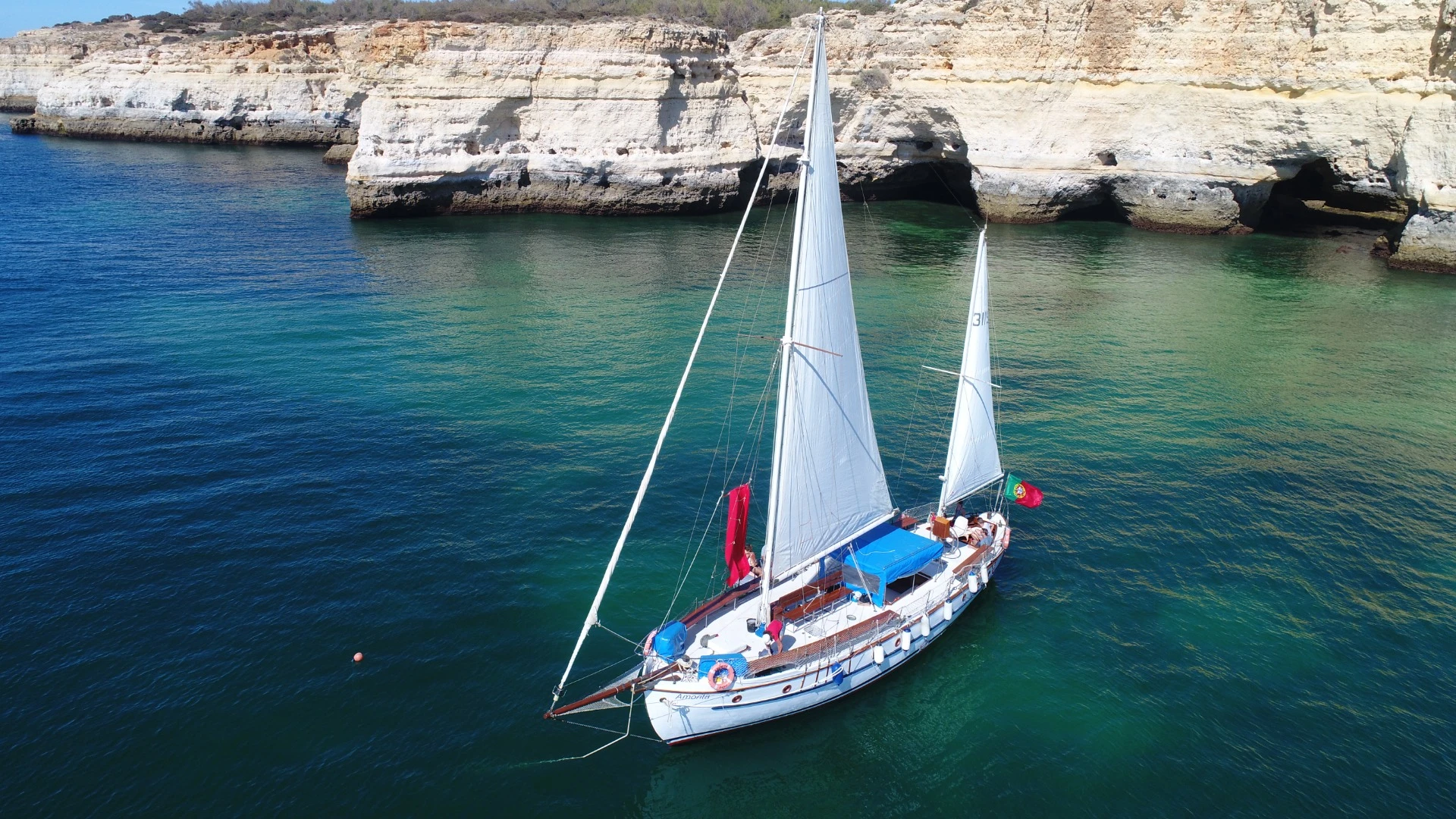 Segeltour - Benagil mit Schwimmen & Sightseeing mit Allboat Albufeira.