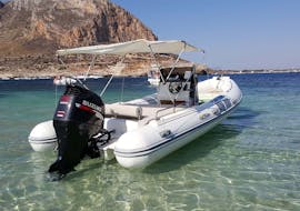Private RIB Boat Trip from Trapani to Favignana & Levanzo with Snorkeling from EgadiMare.