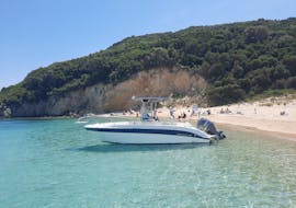 Paseo en barco privado de Agios Sostis a Laganas Bay  & baño en el mar con My Local Sea Zakynthos.