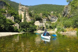 Kayak y piragua avanzado en Castelbouc - Tarn River con Lo Canoë Gorges du Tarn.