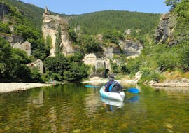 Sportliche Kayak & Kanu-Tour in Castelbouc - Tarn River mit Lo Canoë Gorges du Tarn.