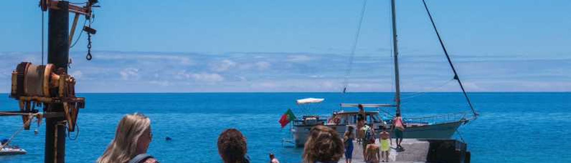 Sailboat Trip, with the boats from Gaviao Madeira, to Ponta do Sol Bay with Dolphin Watching & Lunch.