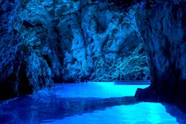 The Blue Cave from Boat Trip to the Blue Cave and Hvar Island with snorkeling from Promare Boat Charter Makarska.