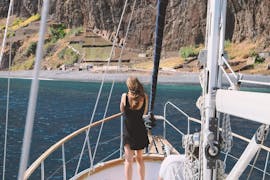 Full-Day Private Sail Boat Trip, with the boats from Gaviao Madeira, to the Bay of Ribeira Brava from Funchal from Gaviao Madeira.