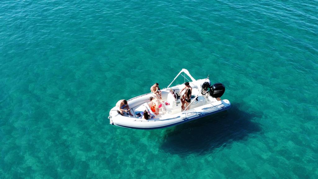 Private RIB Boat Trip to Aeolian Islands with Swimming Stops from Amaremare Escursioni Isole Eolie.