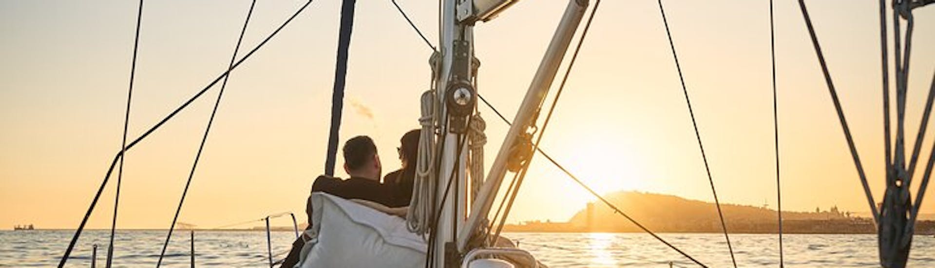 Private Sunset Sailboat Trip in Barcelona with Drinks & Snacks.