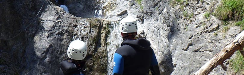 Canyoning in der Hochalpschlucht oder Wiesbachschlucht im Lechtal für Einsteiger mit Adventure Water Lechtal.
