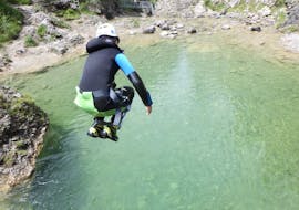 Canyoning in der Hochalpschlucht oder Wiesbachschlucht im Lechtal für Fortgeschrittene mit Adventure Water Lechtal.