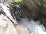 Gevorderde Canyoning in Holzgau - Wiesbachschlucht met Adventure Water Lechtal.